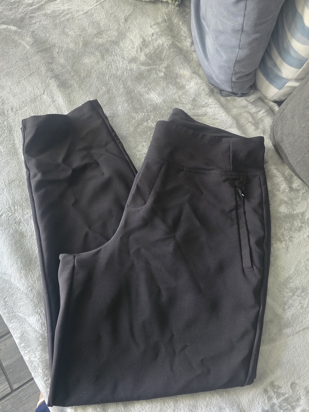 Maurices Black Pull-On Leggings with Zipper Pocket